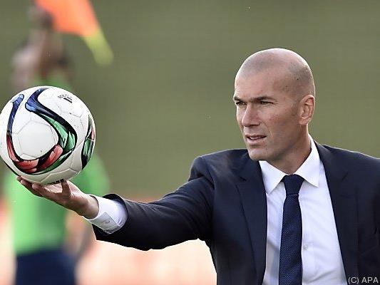 Zidane war bisher Trainer der Reservemannschaft