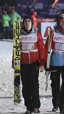 Österreichs Team bei der Skiflug-WM am Kulm
