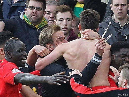 Riesenjubel beim FC Liverpool Riesenjubel beim FC Liverpool