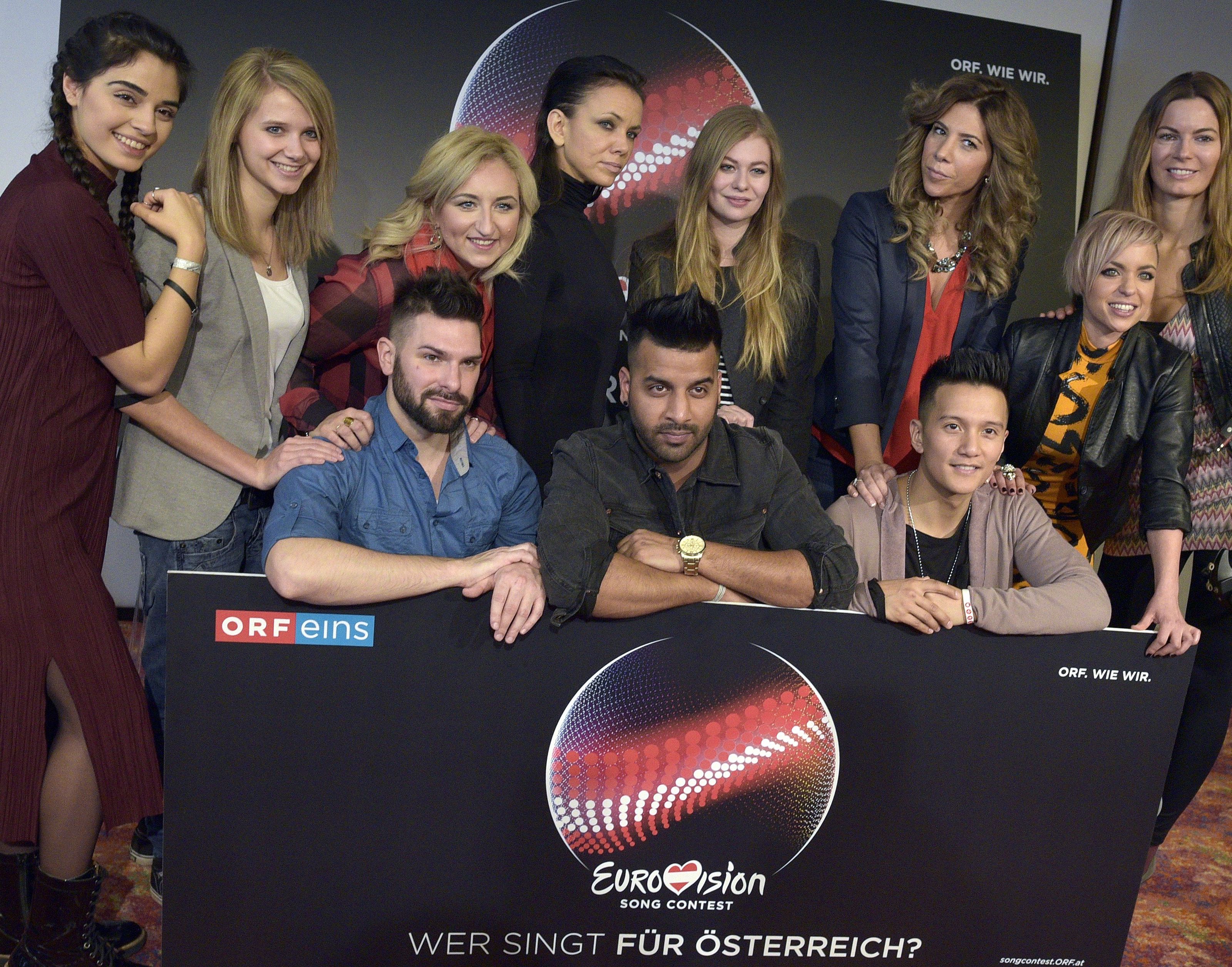 61. Song Contest: Heimische Kandidaten zwischen Pop und R'n'B 61. Song Contest: Heimische Kandidaten zwischen Pop und R'n'B