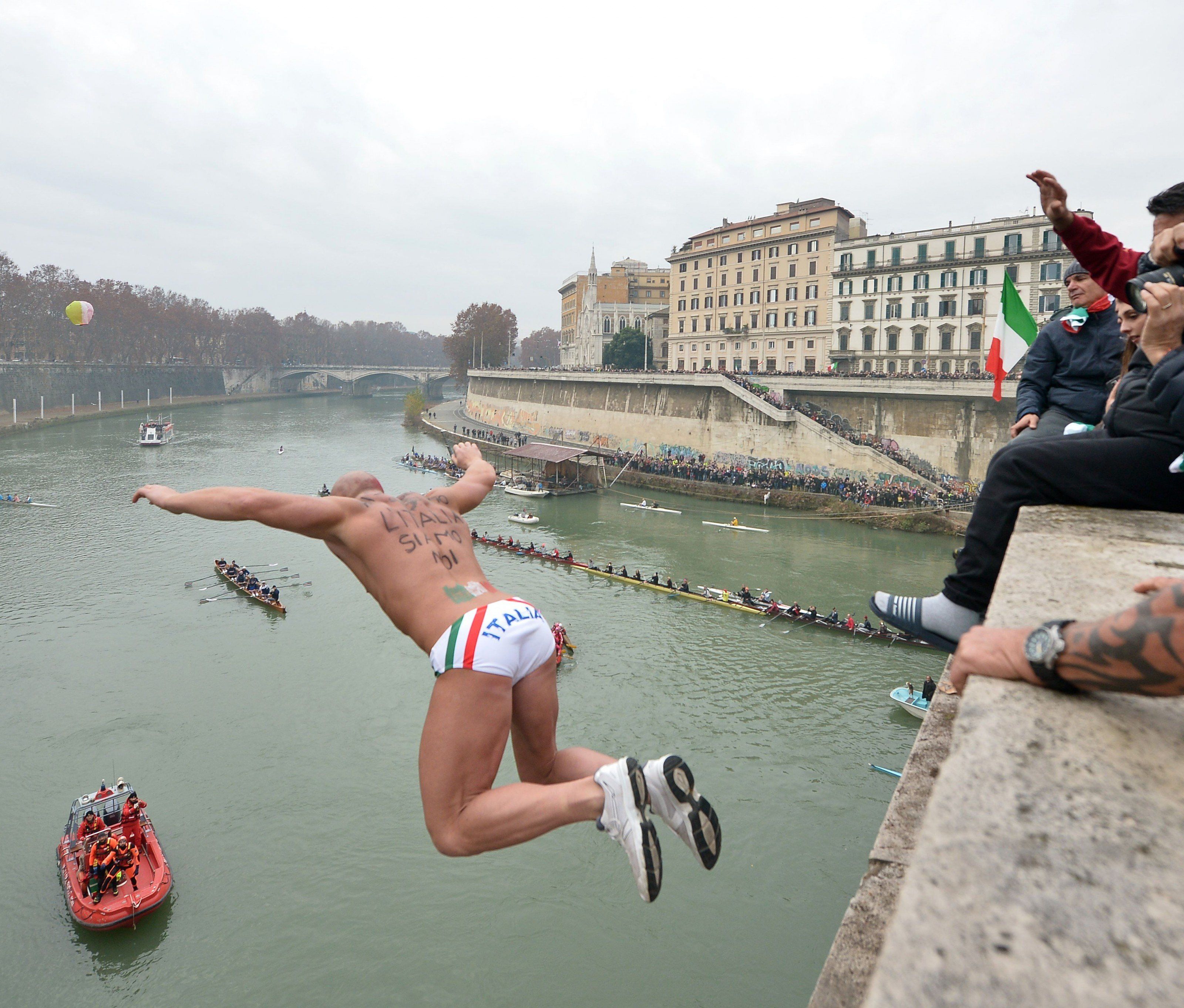 So springt Rom traditionell ins neue Jahr. So springt Rom traditionell ins neue Jahr.