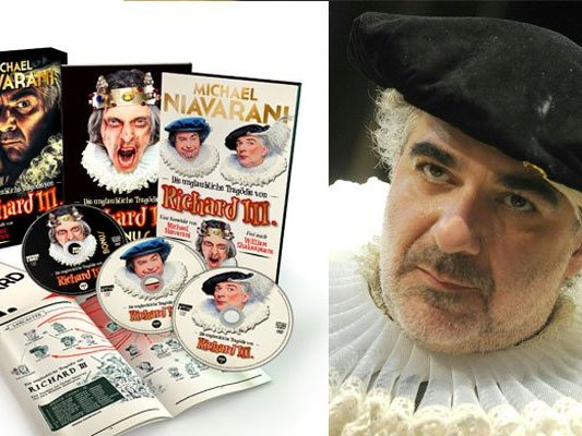 Michael Niavaranis "Die unglaubliche Tragödie von Richard III." gibt es nun auf DVD Michael Niavaranis "Die unglaubliche Tragödie von Richard III." gibt es nun auf DVD