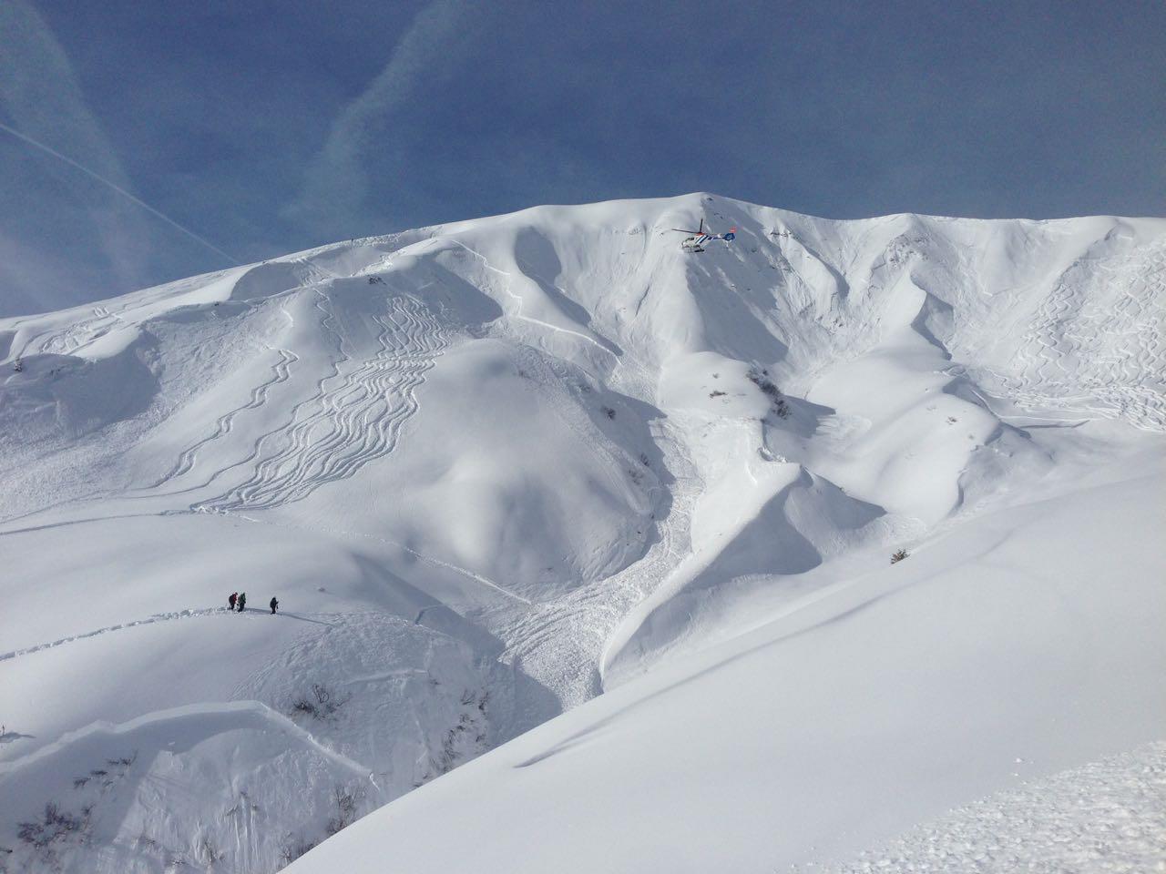 Glimpflich Schneebrettabgang oberhalb von Stuben. (Themenbild)