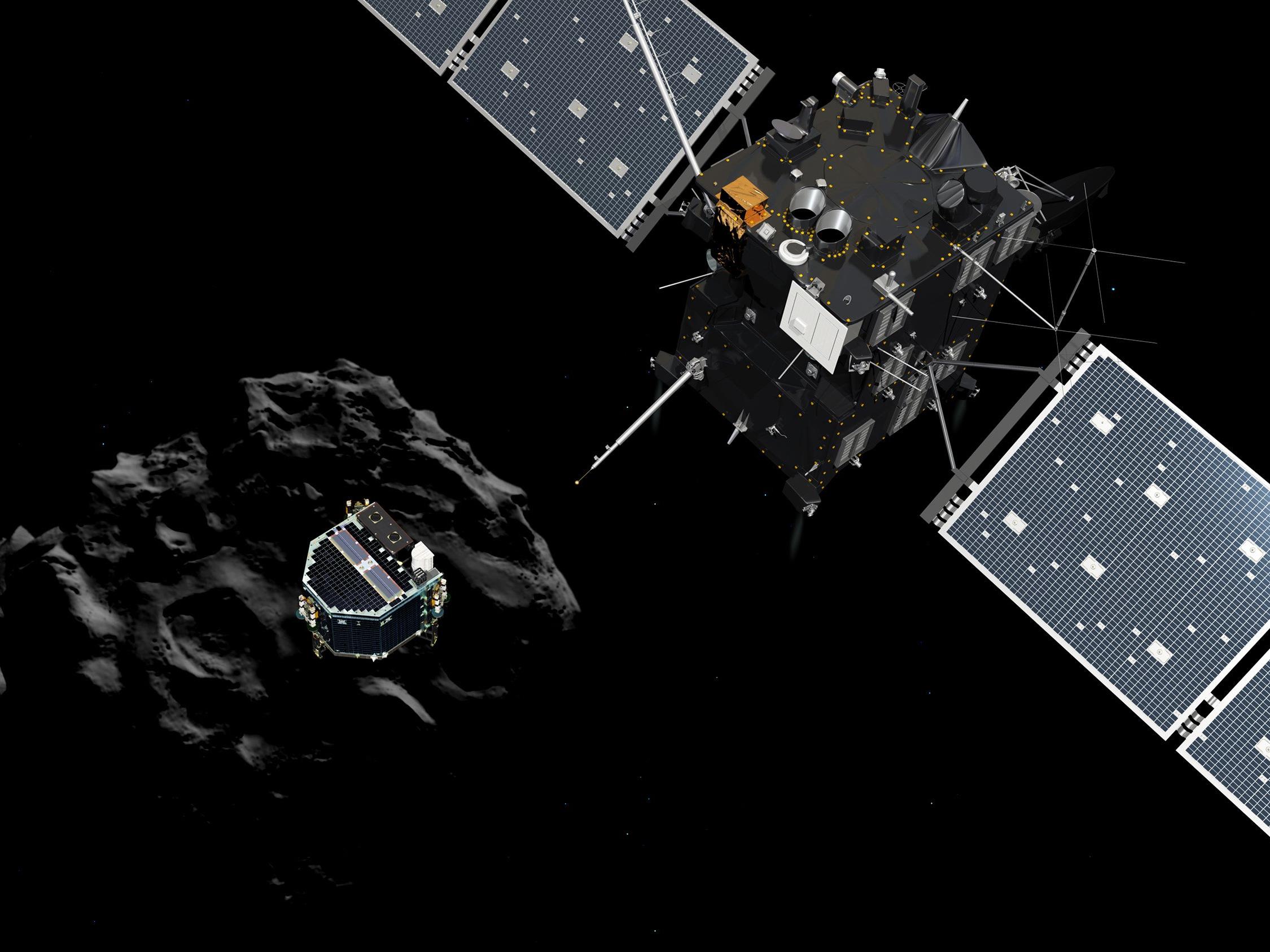 Kometen-Jägerin "Rosetta" hatte sich 2004 auf den Weg gemacht und das Mini-Labor "Philae" an Bord zu "Tschuri" gebracht.