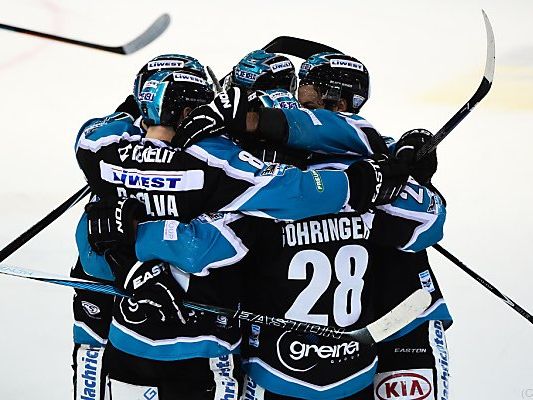 Die Black Wings Linz bezwangen Südtirol mit 4:3 Die Black Wings Linz bezwangen Südtirol mit 4:3