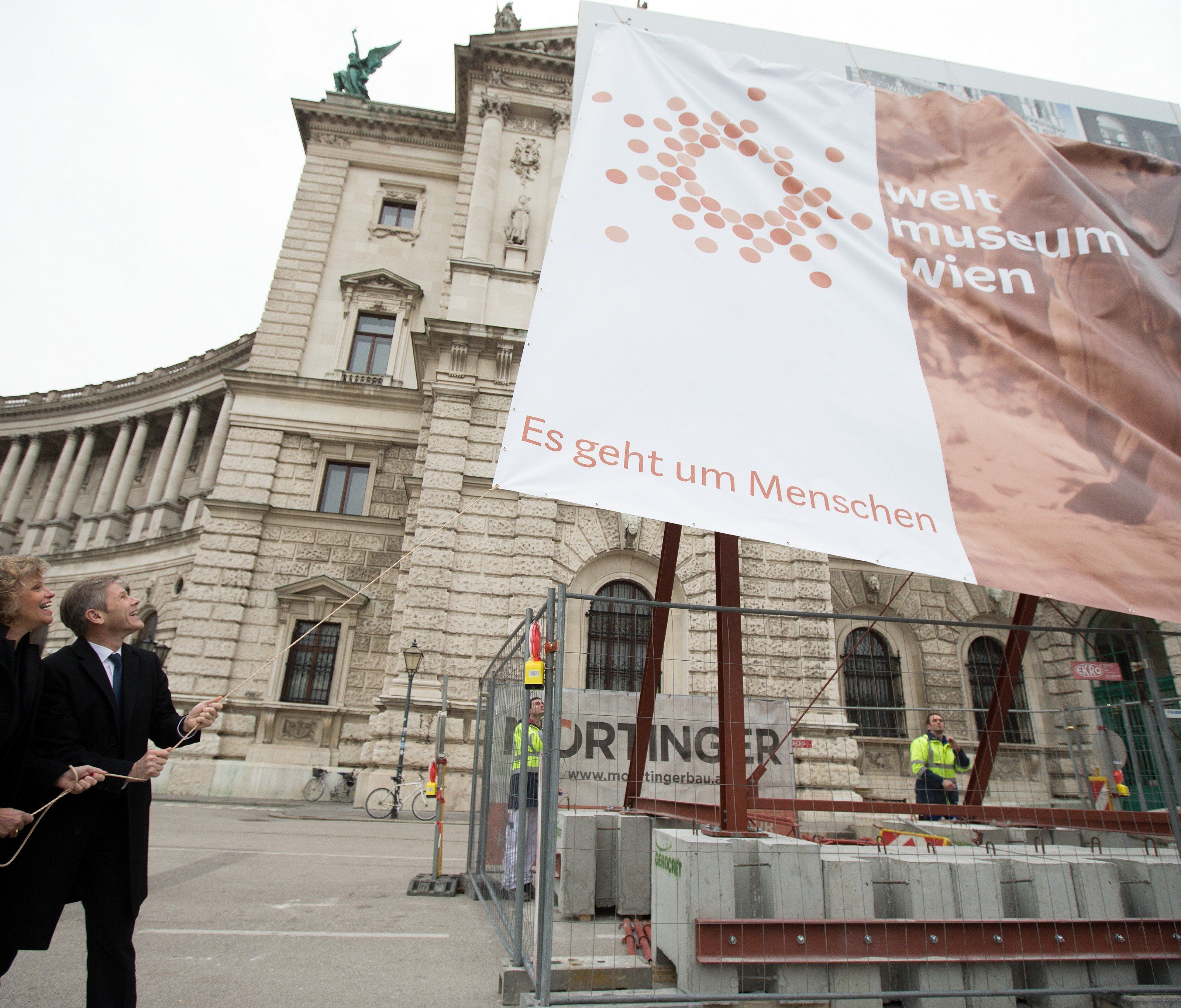 Das Weltmuseum am Heldenplatz in Wien.