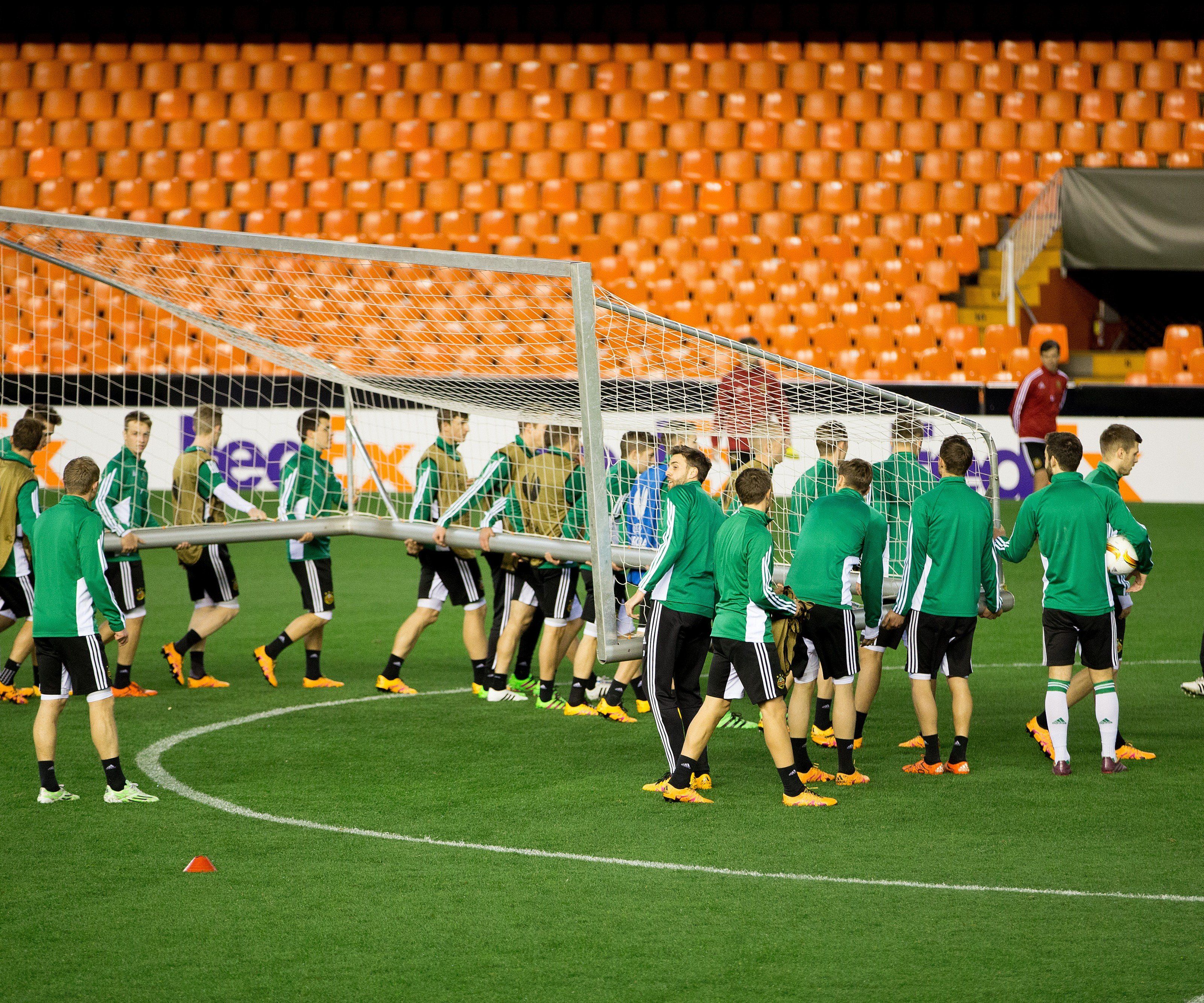 Rapid spielt um einen versöhnlichen Abschied aus der Europa League. Rapid spielt um einen versöhnlichen Abschied aus der Europa League.