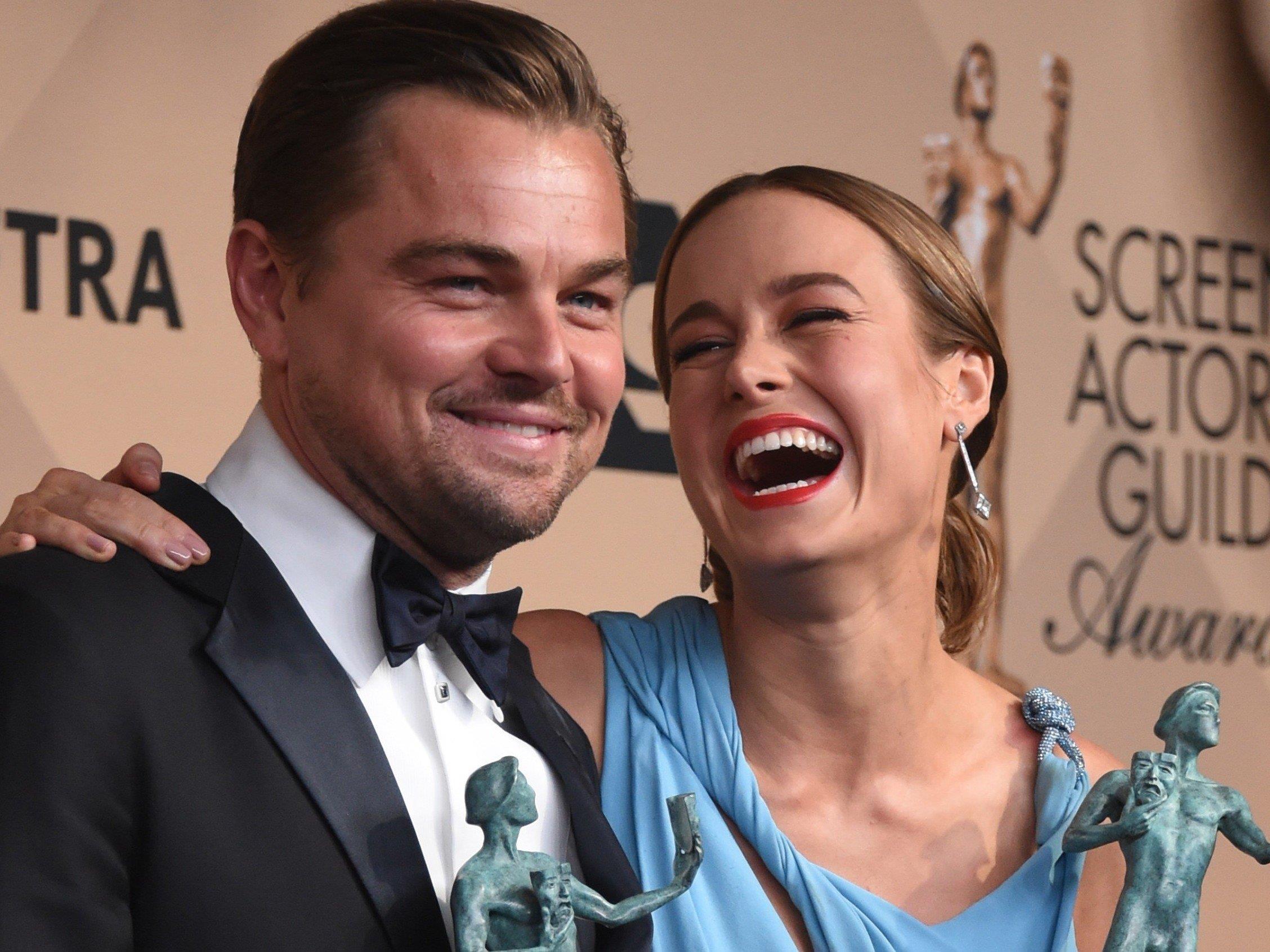 Leonardoe DiCaprio und Brie Larson gewannen bei den SAG-Awards.