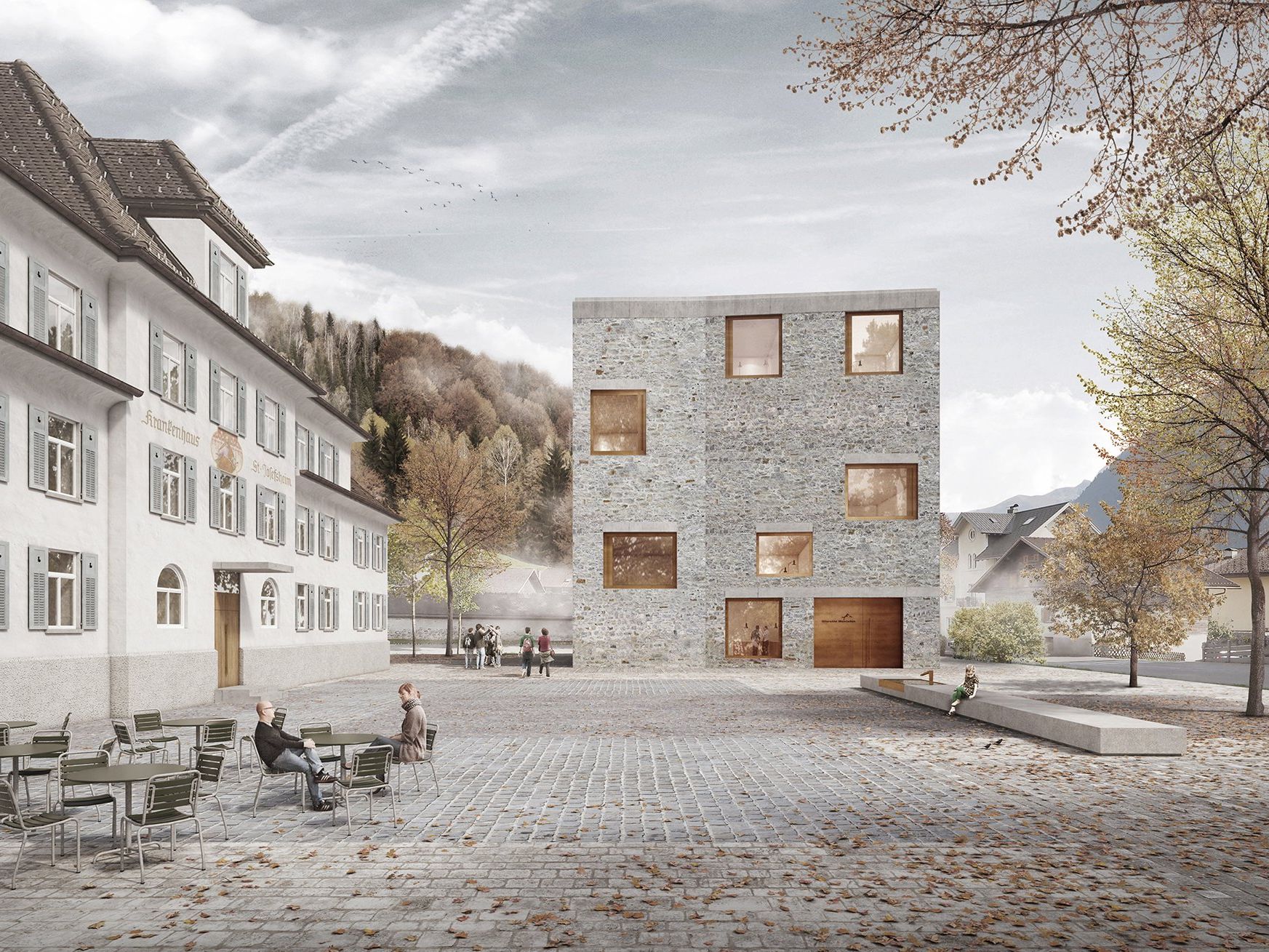 Bis Ende 2017 entsteht in Schruns das neue Verwaltungsgebäude der Silvretta Montafon GmbH nach Plänen von Bernardo Bader. Bis Ende 2017 entsteht in Schruns das neue Verwaltungsgebäude der Silvretta Montafon GmbH nach Plänen von Bernardo Bader.