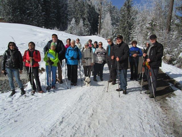 Winterwanderung Tschengla - "Fuchsbau"