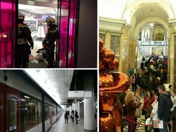 Februar-Highlights der Leserreporter: Brand beim BIPA, Feuer-Alarm in der U6-Station und Riesen-Run auf ein Event im NHM Wien