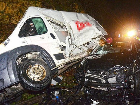 An der Unfallstelle bei Pöchlarn An der Unfallstelle bei Pöchlarn