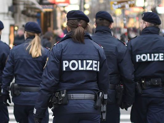 Die Polizei berichtete von der Demonstration, die in Wien endete Die Polizei berichtete von der Demonstration, die in Wien endete