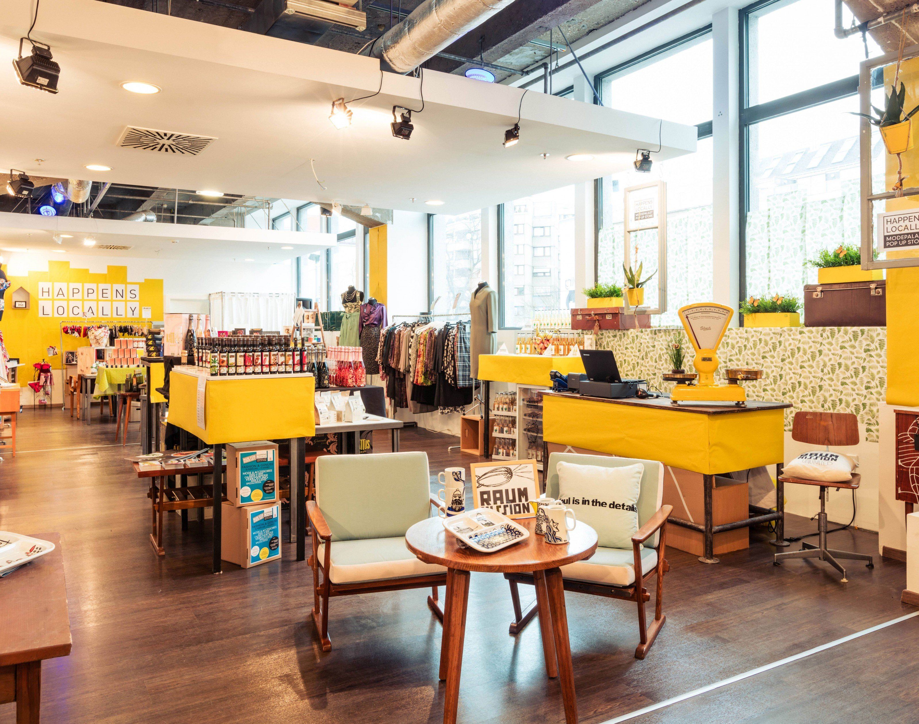 Der Pop-Up Store im Einkaufsquartier Döbling. Der Pop-Up Store im Einkaufsquartier Döbling.