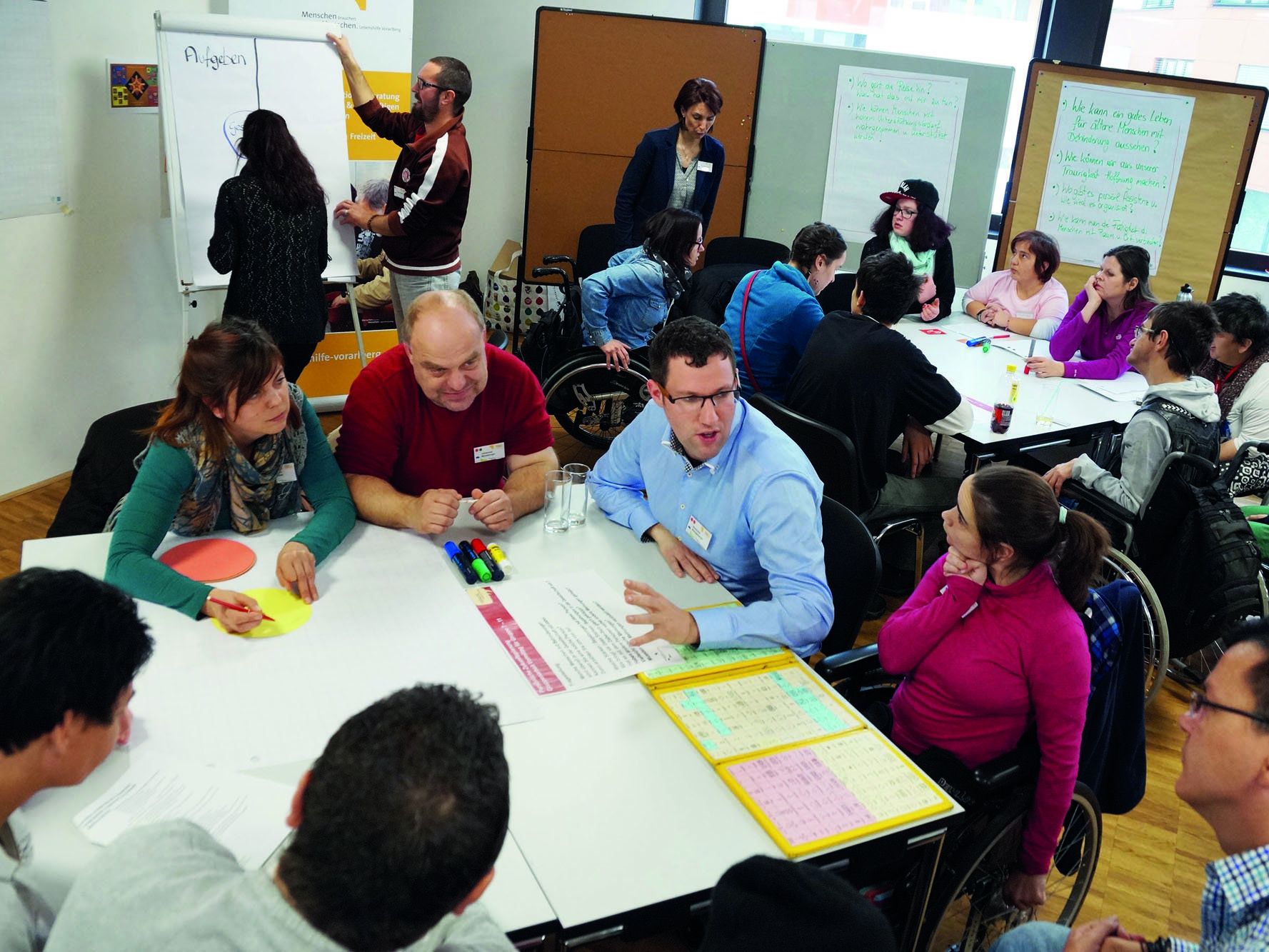 Der ganztätige Trialog-Workshop dient zum Austausch. Der ganztätige Trialog-Workshop dient zum Austausch.