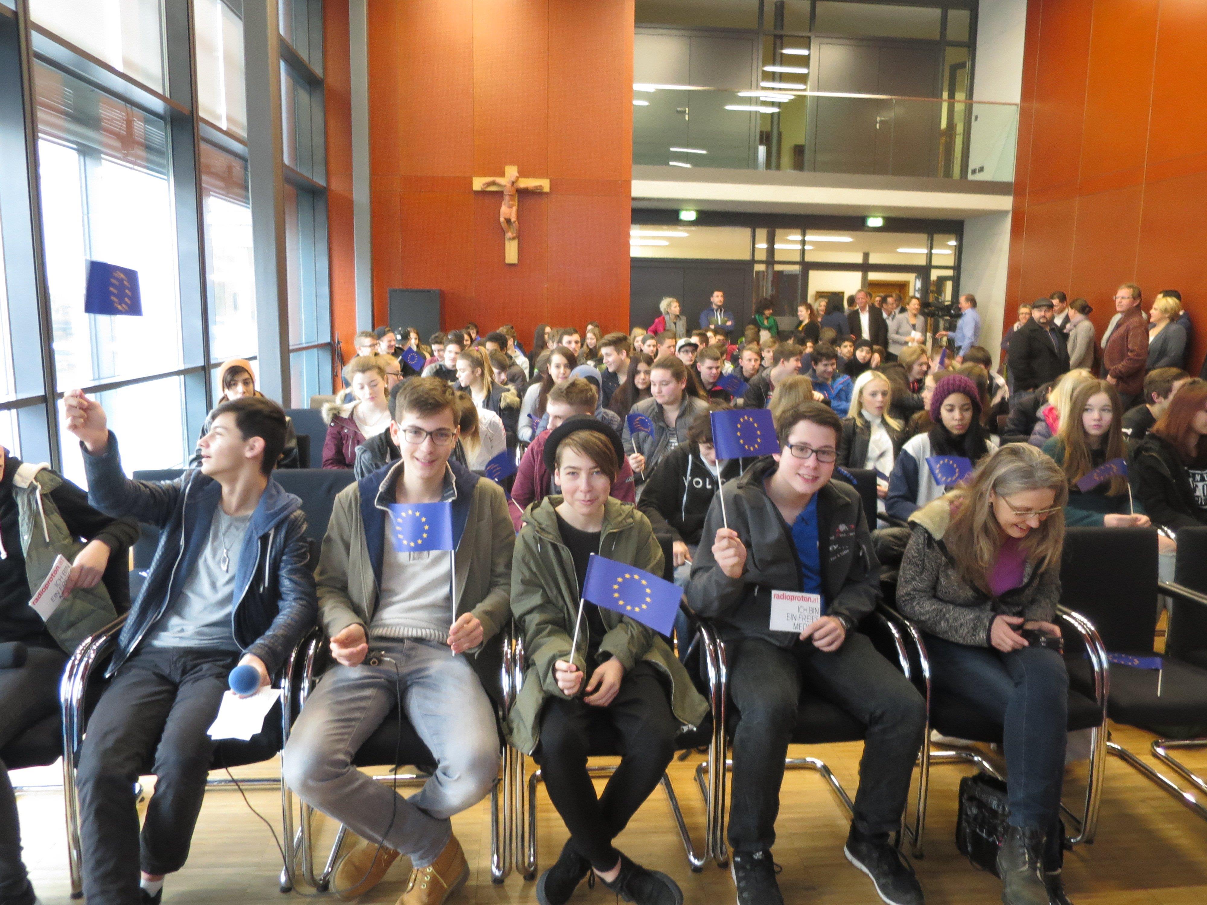 Mit großer Begeisterung beteiligten sich zahlreiche Dornbirner Jugendliche am Projekt "Jugendhauptstadt 2019"