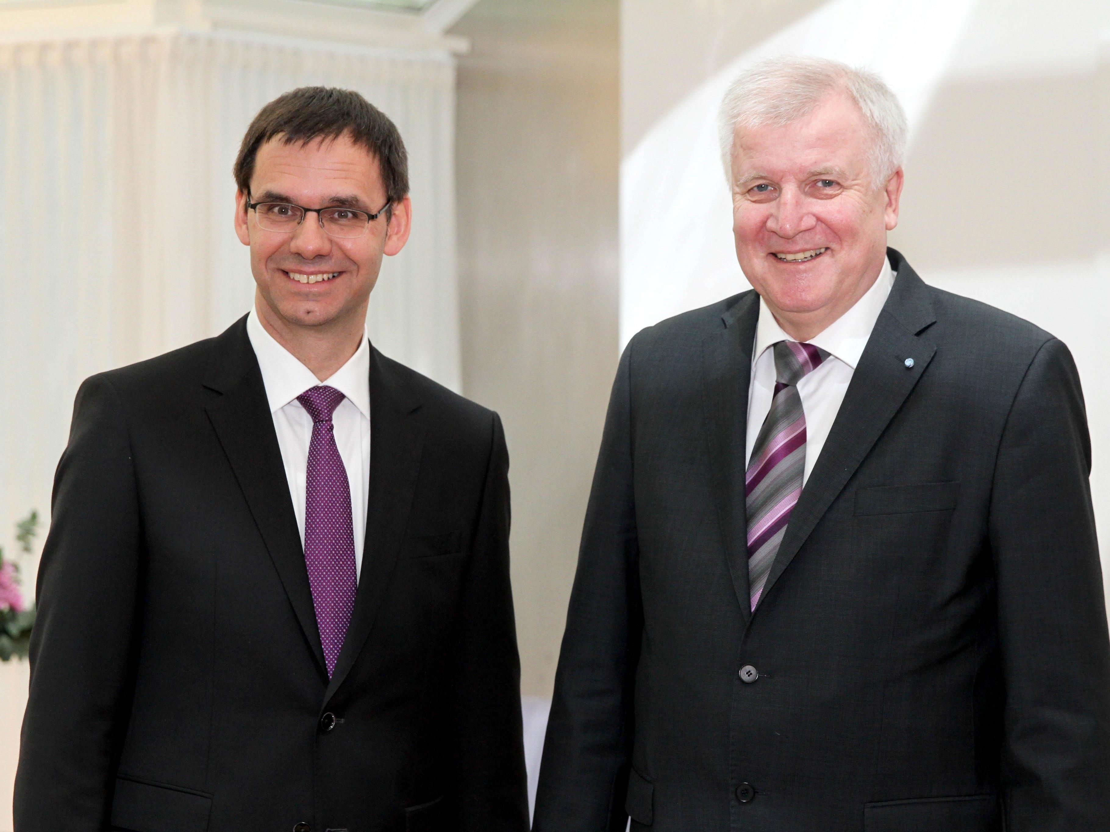 Landeshauptmann Markus Wallner traf Bayerns Ministerpräsident Horst Seehofer in der Bayerischen Staatskanzlei in München.