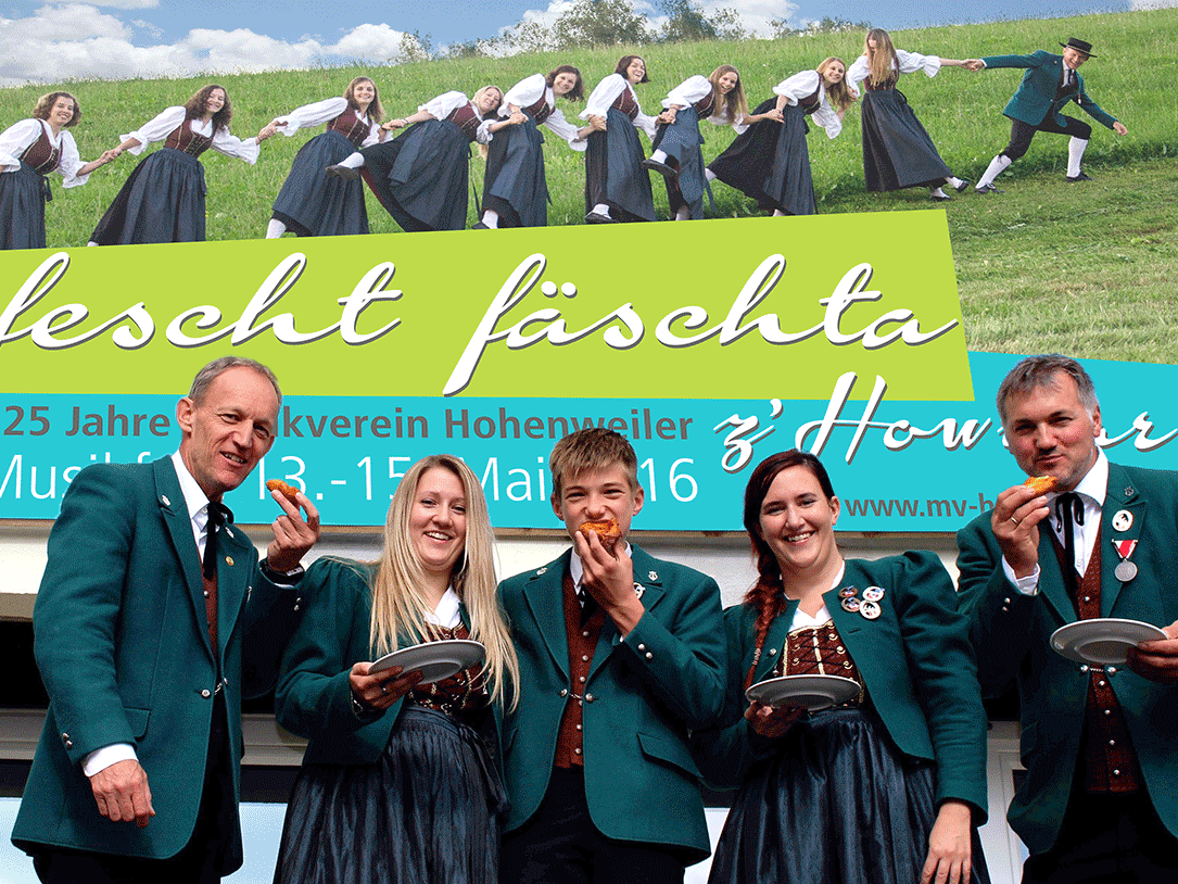 Um Terminkollisionen zu vermeiden, lädt Hohenweiler schon zu Pfingsten zum Jubiläumsfest ein.