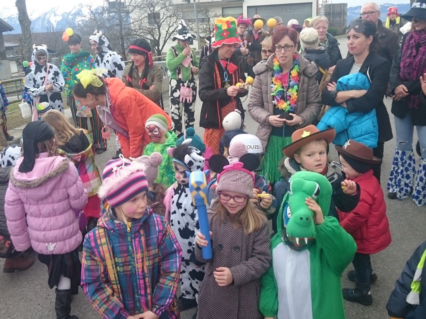 Faschingdienstag in Fraxern. Faschingdienstag in Fraxern.