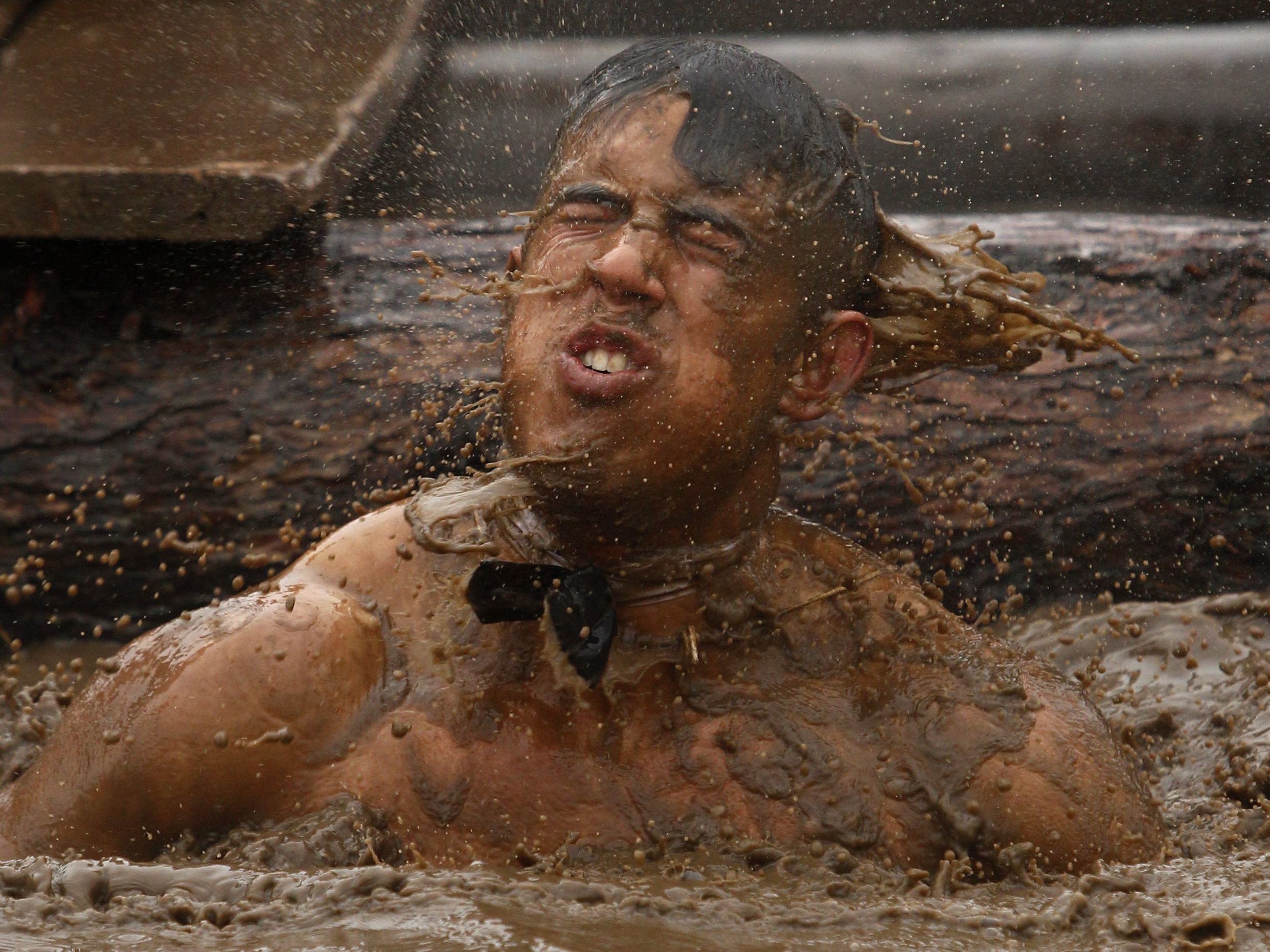 Beim "Tough Guy" trennt sich die Spreu vom Weizen. Beim "Tough Guy" trennt sich die Spreu vom Weizen.