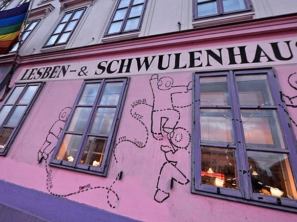 Die "Rosa Lila Villa", das Wiener Lesben- und Schwulenhaus Die "Rosa Lila Villa", das Wiener Lesben- und Schwulenhaus