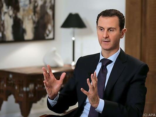 Assad: "Werden das Unsrige tun, damit das Ganze funktioniert"