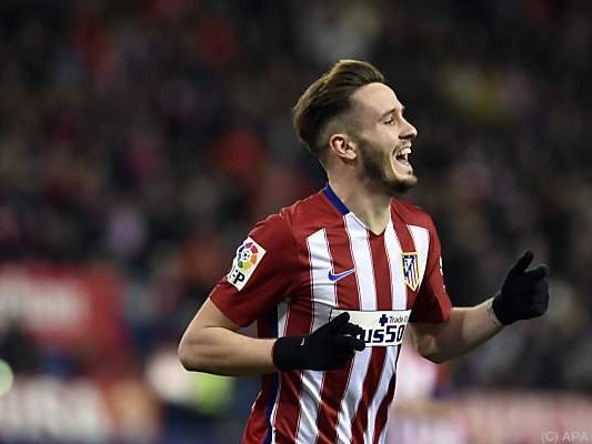 Saul Niguez traf für Atletico Madrid Saul Niguez traf für Atletico Madrid