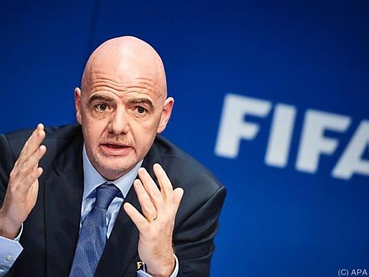FIFA-Präsident Gianni Infantino bleibt bei Videobeweis vorsichtig