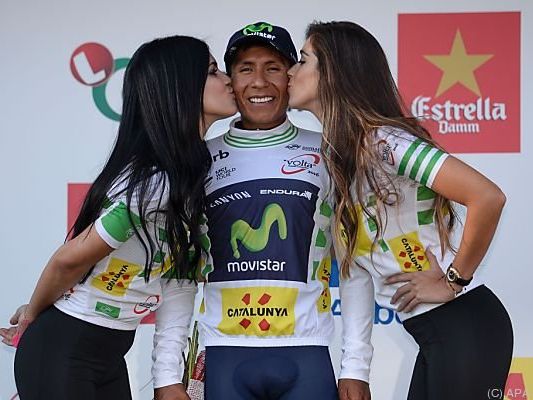 Quintana wehrte Angriffe von Contador und Froome ab Quintana wehrte Angriffe von Contador und Froome ab