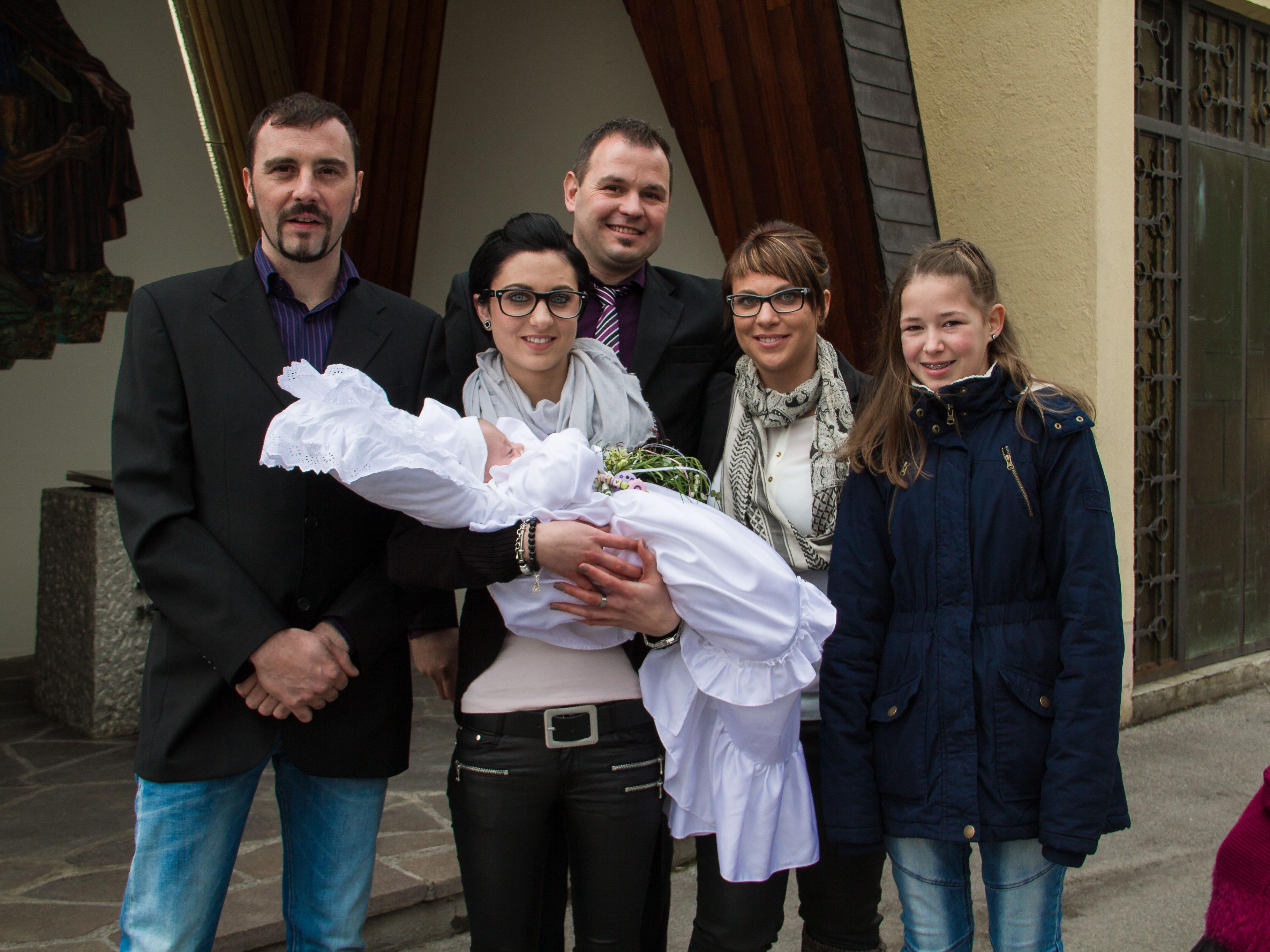 Aileen Wucher wurde in der Pfarrkirche getauft