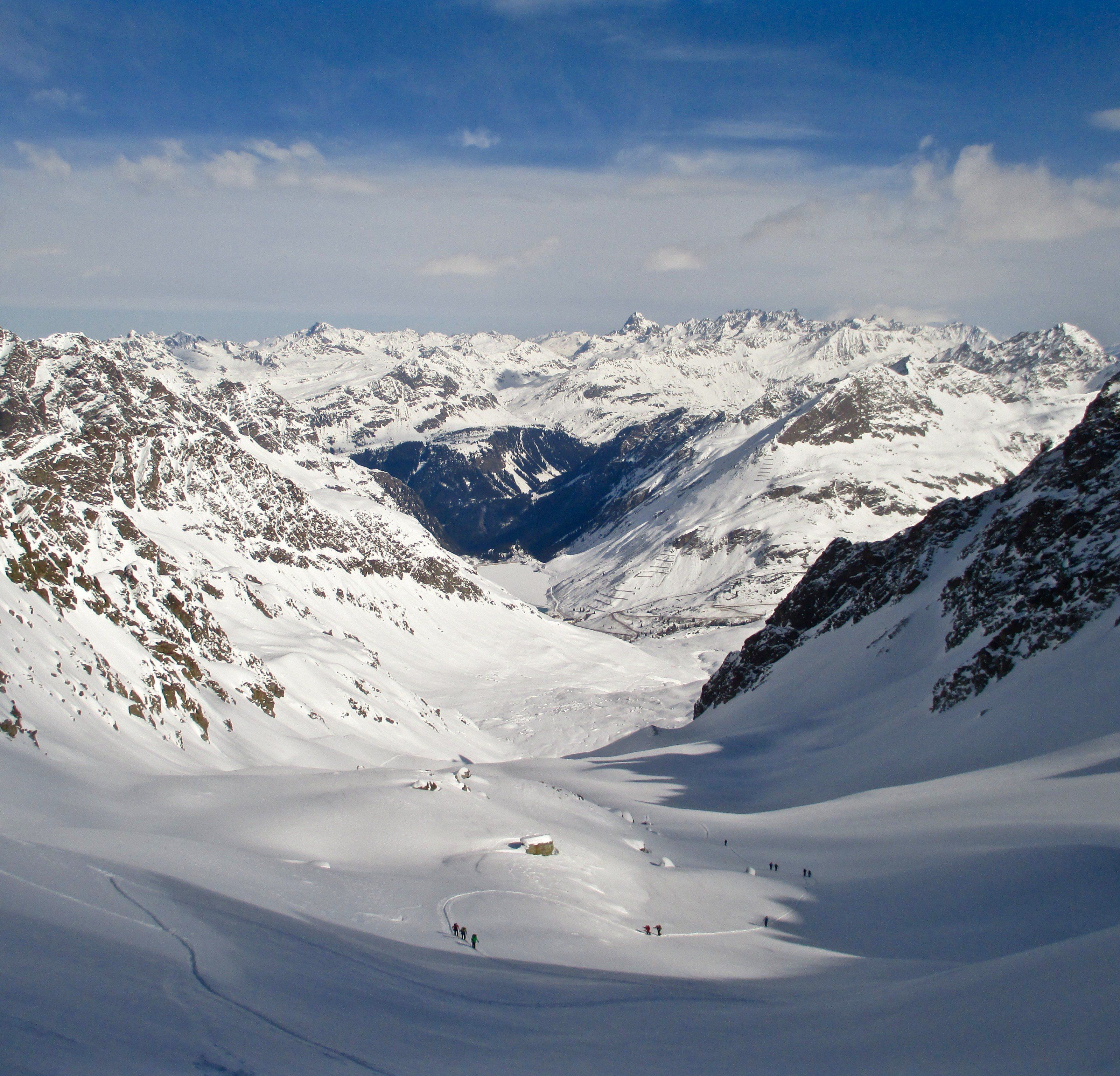 Traumhafte Schitour auf die Kromer Scharte Traumhafte Schitour auf die Kromer Scharte