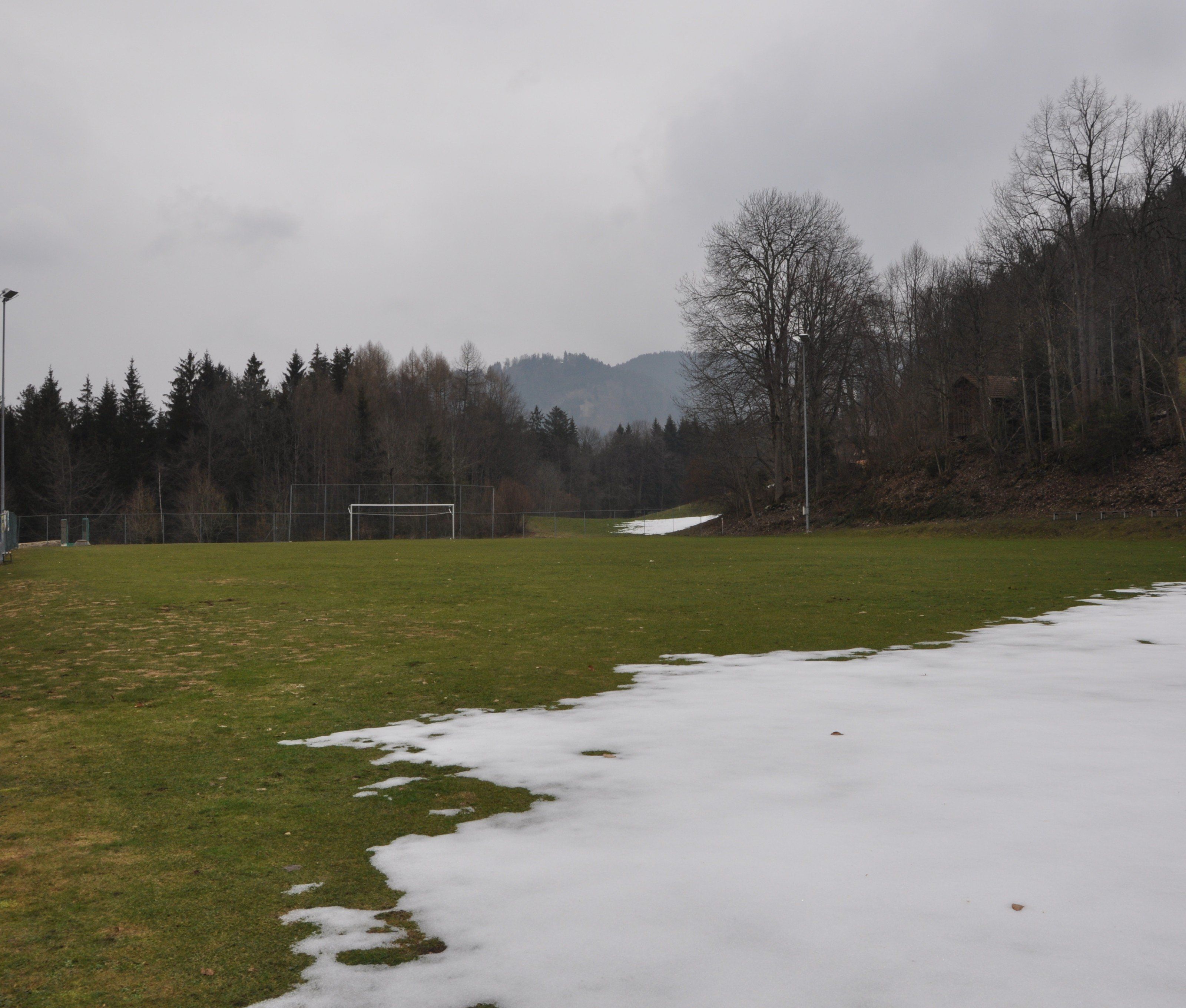 Der Sportplatz in Übersaxen wird heuer im Herbst vergrössert. Der Sportplatz in Übersaxen wird heuer im Herbst vergrössert.