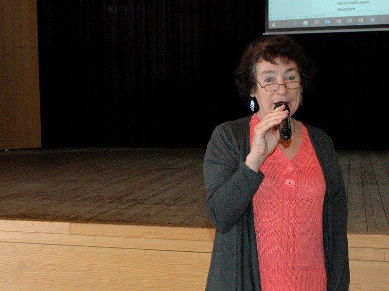 Seniorenbund-Doren-Obfrau Ernestine Riehm führte durch die Tagesordnung