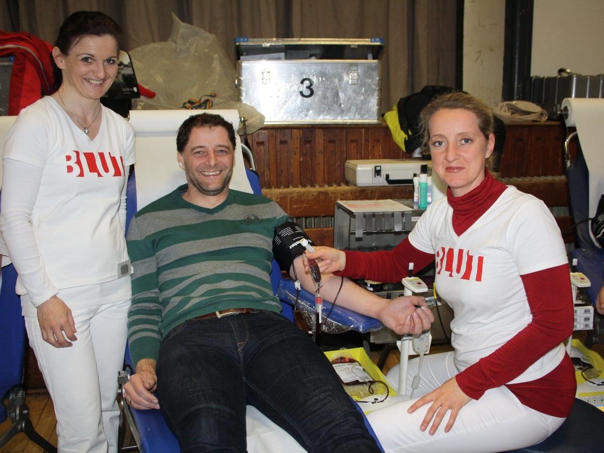 Die alljährliche Blutspende-Aktion Ende März in Lochau hat schon langjährige Tradition.