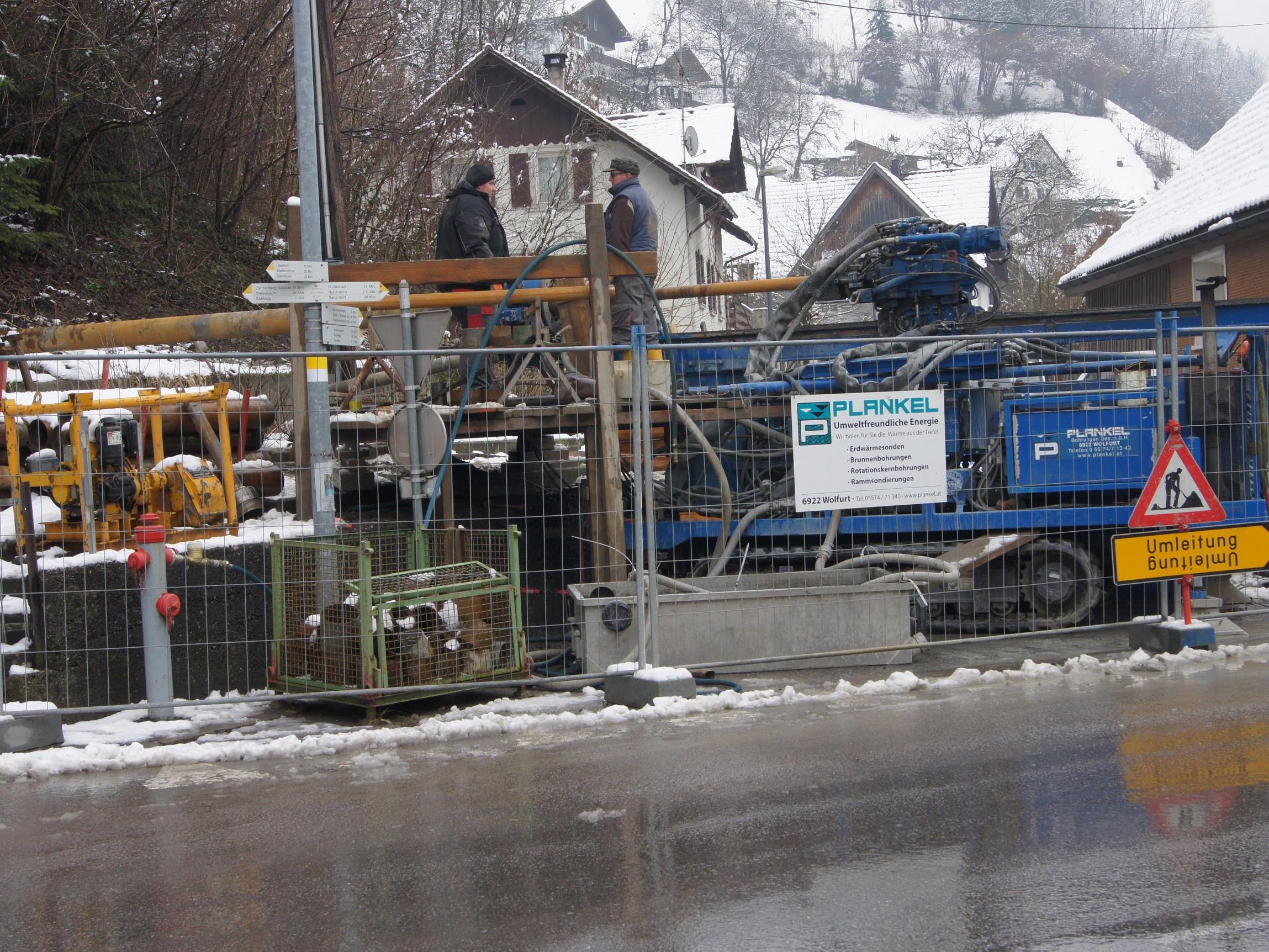Die Gechelbachgasse bleibt während der Bauphase gesperrt.