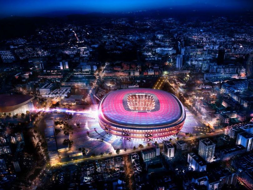Der FC Barcelona vergrößert sein Stadion. Ab 2017 beginnt der Umbau des Camp Nou. Der FC Barcelona vergrößert sein Stadion. Ab 2017 beginnt der Umbau des Camp Nou.