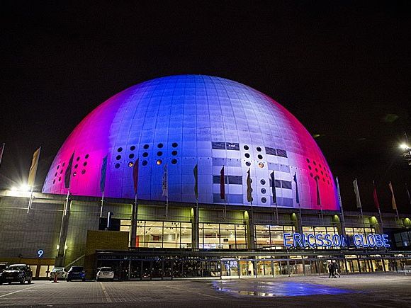 In der Ericsson Globe Arena in Stockholm wird der ESC 2016 ausgetragen In der Ericsson Globe Arena in Stockholm wird der ESC 2016 ausgetragen
