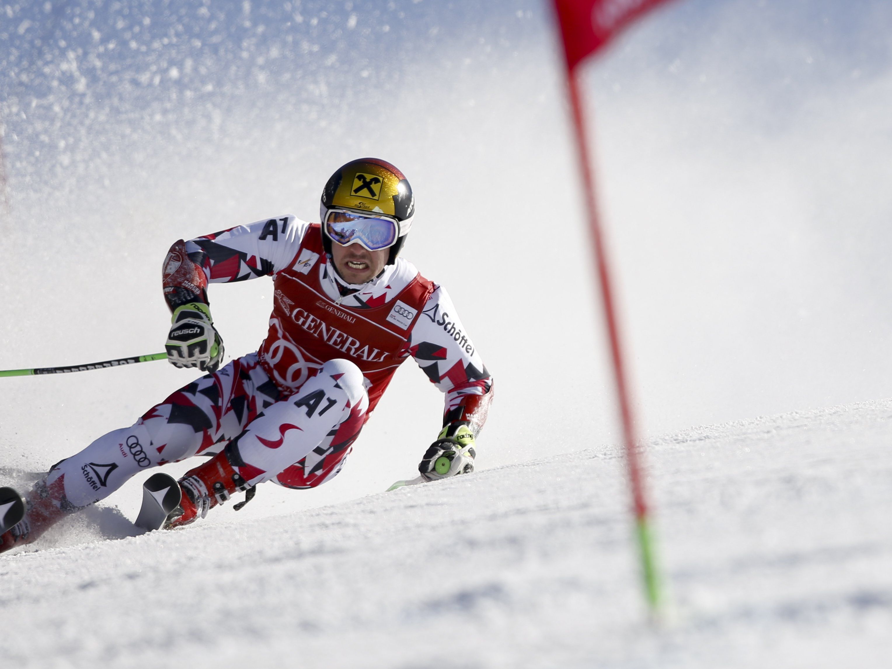 Acht Rennen vor Saisonende hat Hirscher 293 Punkte Vorsprung auf dem Norweger Henrik Kristoffersen.