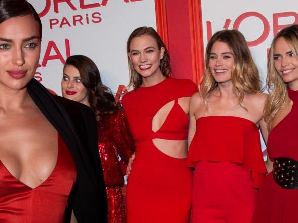 Hingucker des Abends: Irina Shayk und ihre Model-Kolleginnen. Hingucker des Abends: Irina Shayk und ihre Model-Kolleginnen.