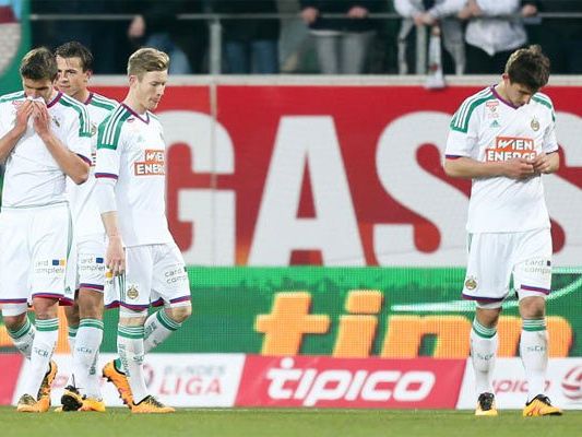 Rapid erlitt Rückschlag im Titelkampf gegen Ried Rapid erlitt Rückschlag im Titelkampf gegen Ried