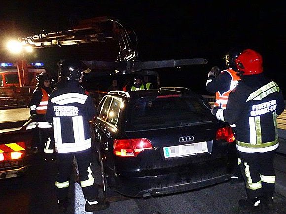 Beim Einsatz auf der S6 Beim Einsatz auf der S6