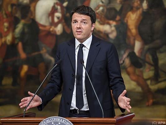 Renzis politisches Programm ist eng an die Verfassungsreform geknüpft