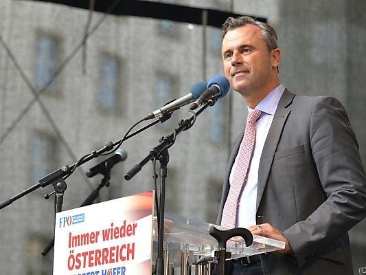 Hofer propagierte "Österreich zuerst"