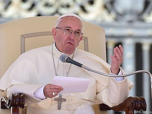Der Papst rief die Gläubigen auf, für entführte Menschen zu beten