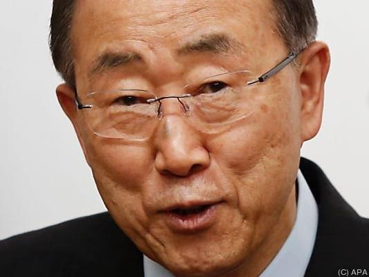 UNO-Generalsekretär Ban Ki-moon in Wien