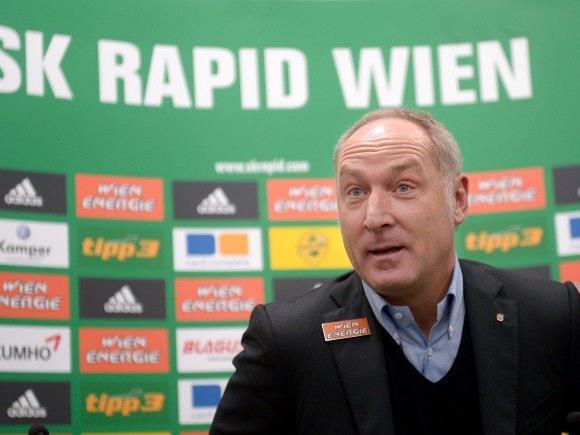 Freude bei Rapid-Sportchef Andreas Müller.