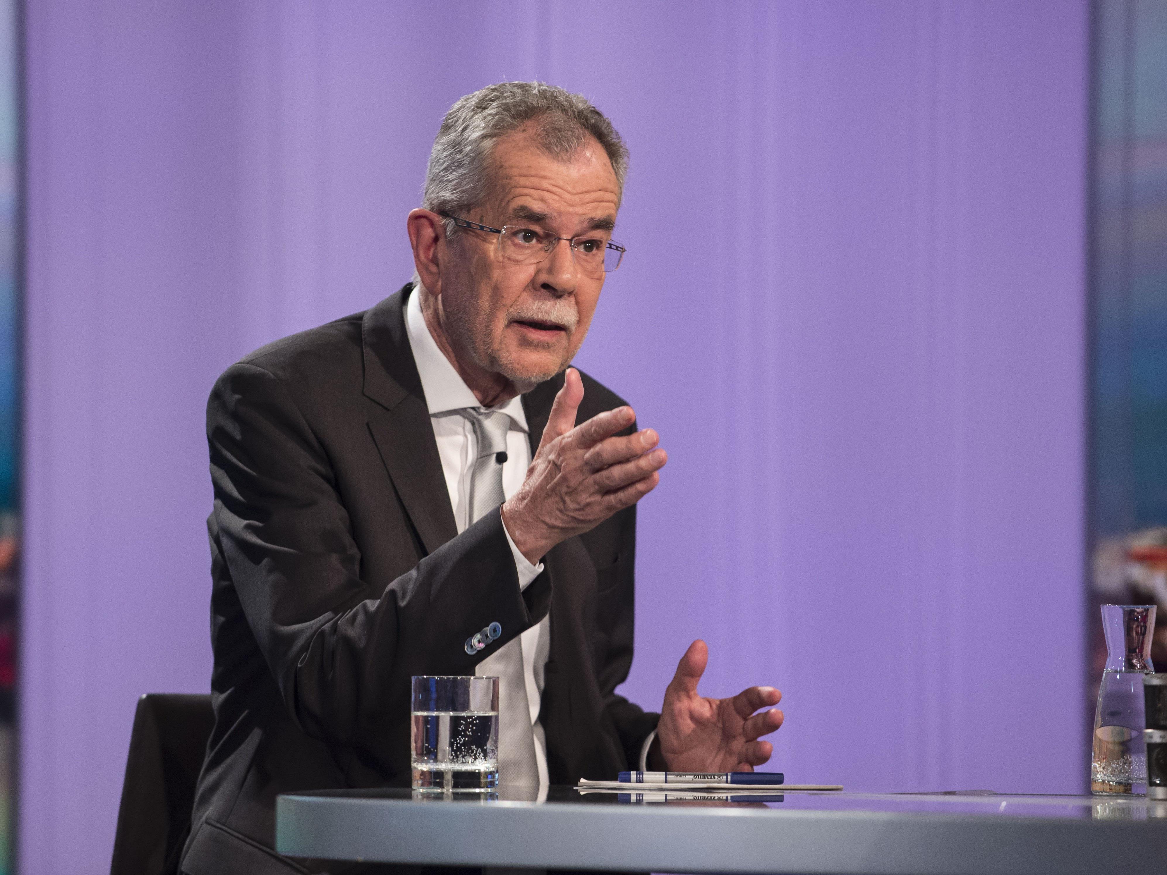 BP-Wahl - Flüchtlingskrise dominierte Pressestunde mit Van der Bellen