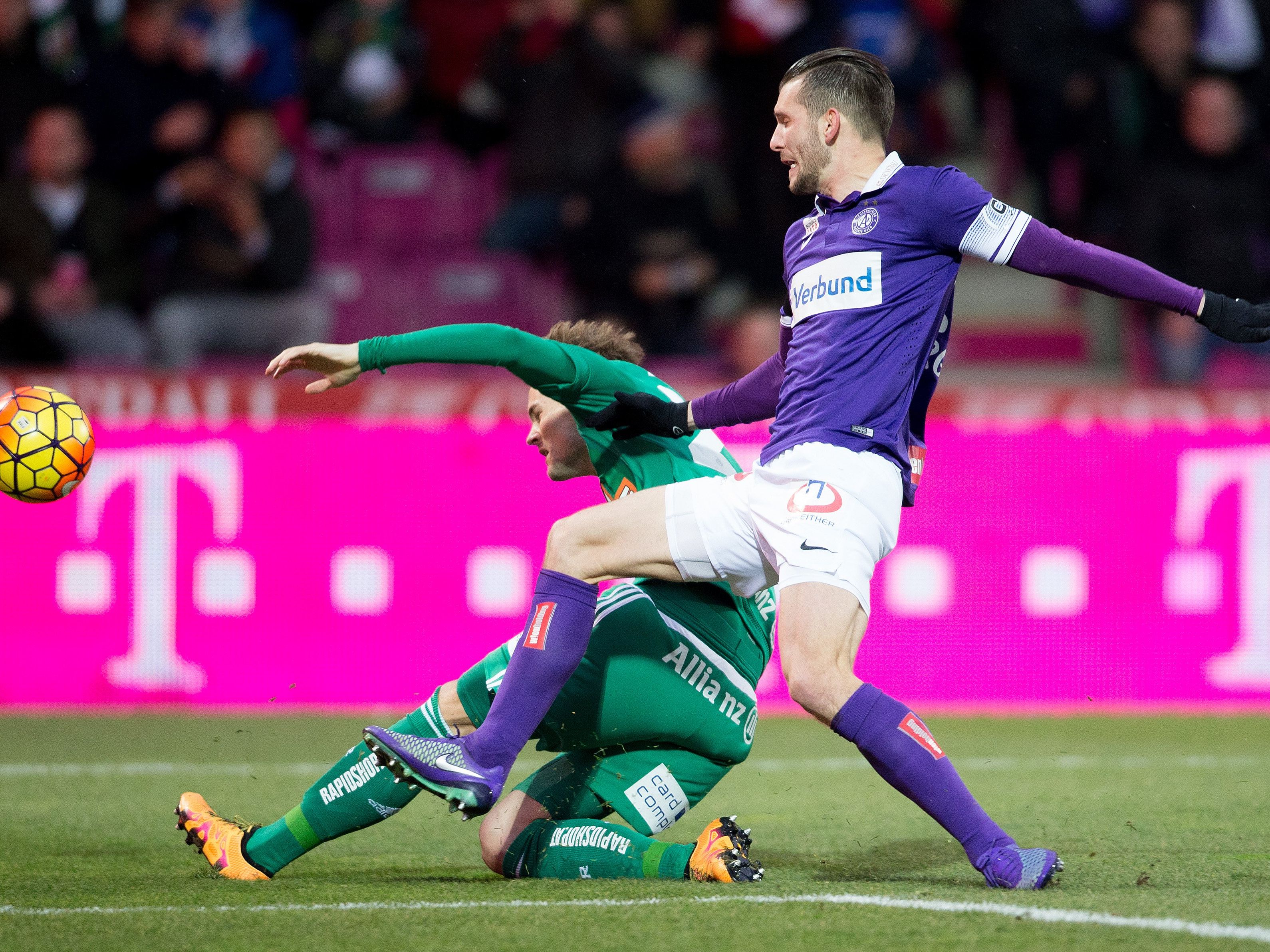 Das letzte Derby der Saison geht im Happel-Stadion über die Bühne. Das letzte Derby der Saison geht im Happel-Stadion über die Bühne.