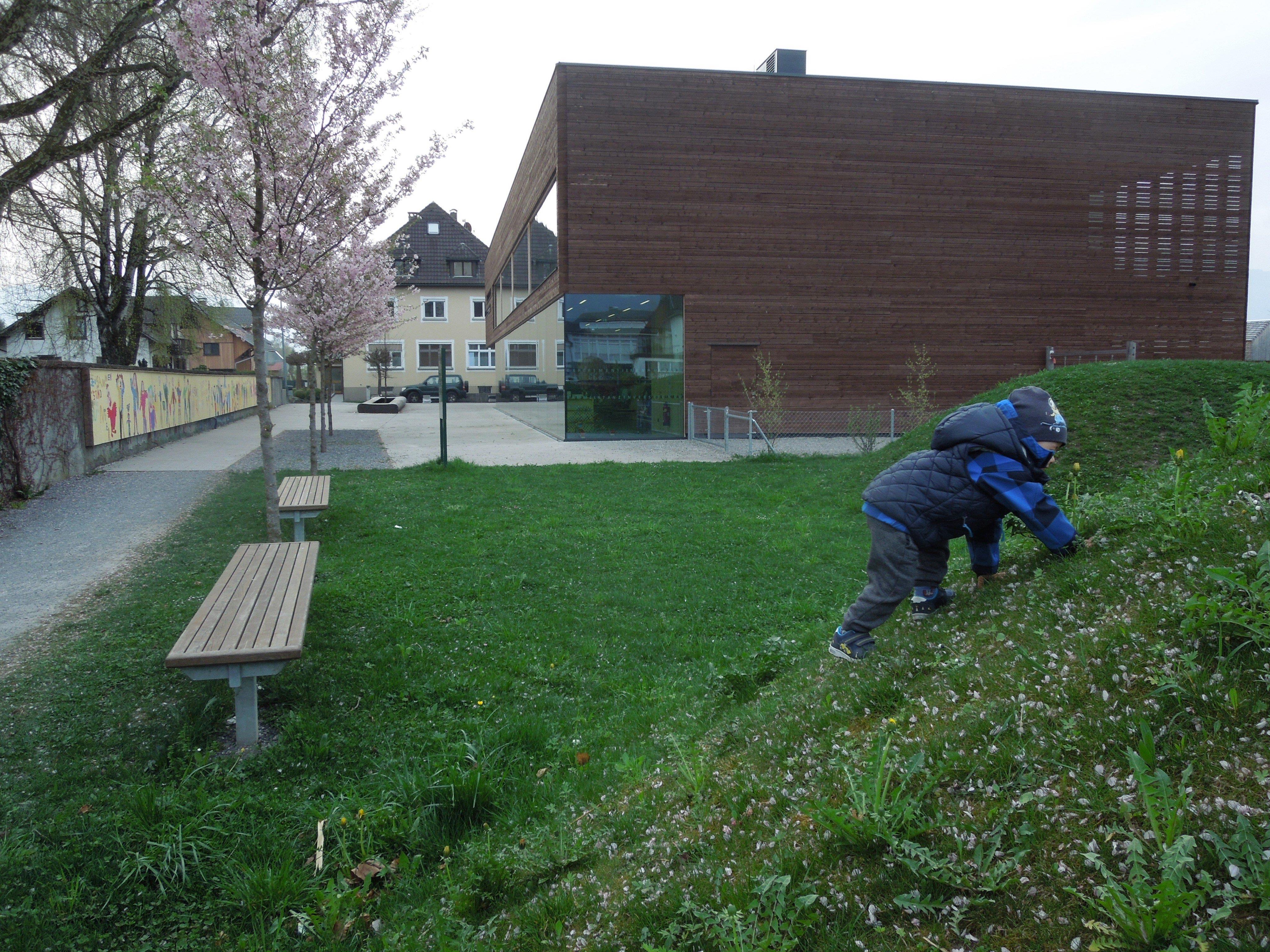 Beim Spielplatz Rheindorf ist ein Mülltrennsystem geplant. Zusätzliche Kübel sieht man in der Gemeinde eher skeptisch.
