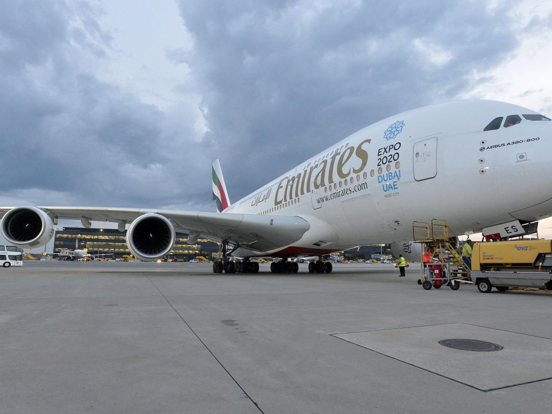 Ab 1. Juli ist das Flugzeug A380 zwischen Dubai und Wien im Einsatz. Ab 1. Juli ist das Flugzeug A380 zwischen Dubai und Wien im Einsatz.